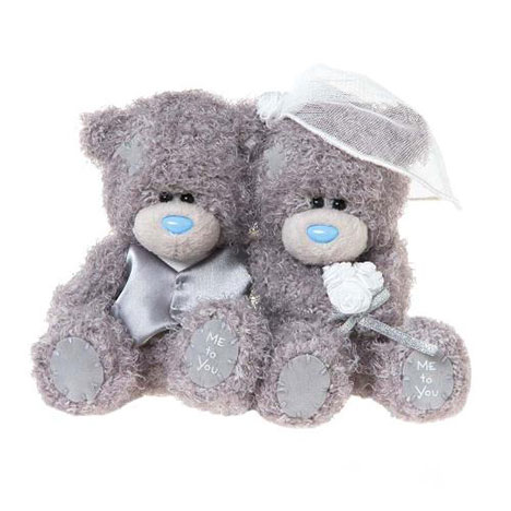 2 x 5" Bride & Groom Wedding Me to You Bears £8.40